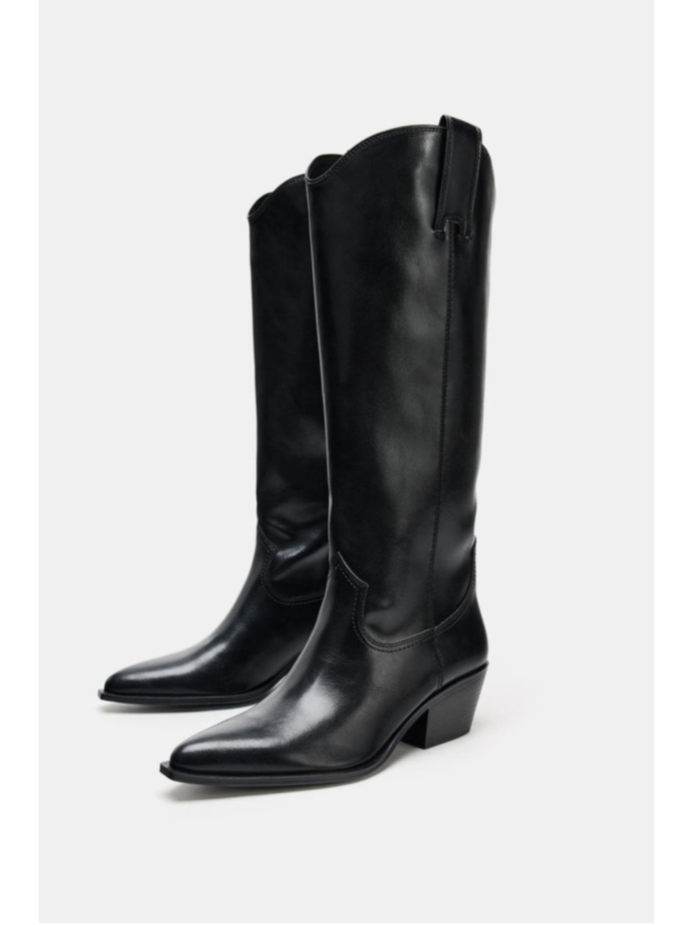 ZARA Cowboy Knee-High Boots – Size 39 EU